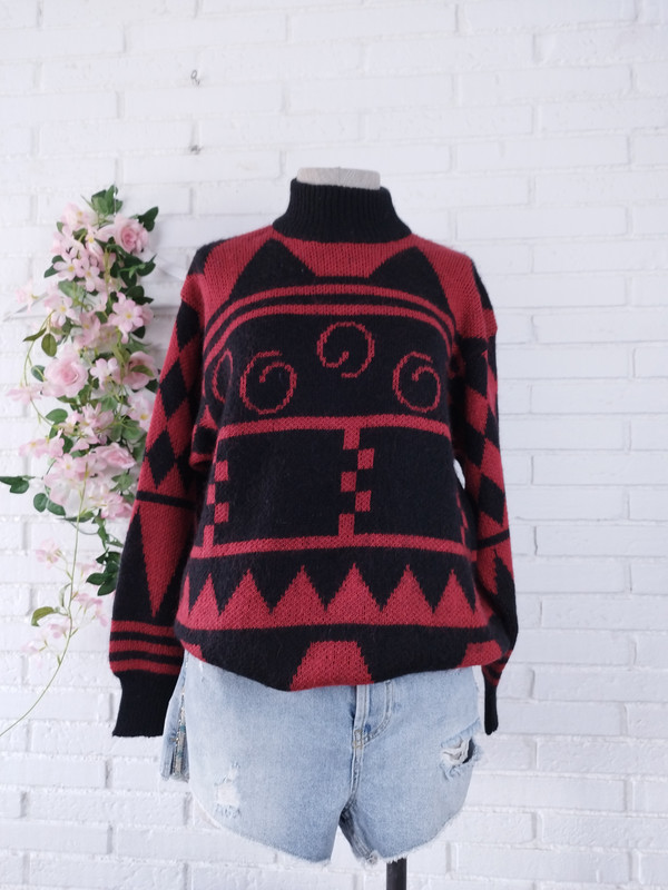 [V-JER-005] Jersey Vintage 25% Mohair Jacquard Lana