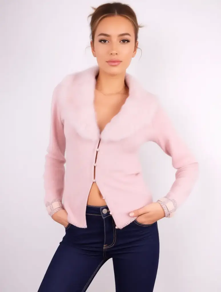 [V-JER-006] Cardigan Zara Y2K Lana Angora